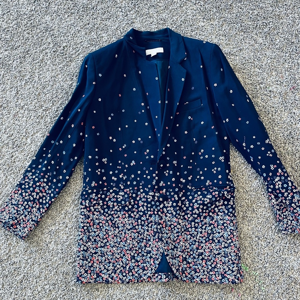 MK floral blazer size 2
